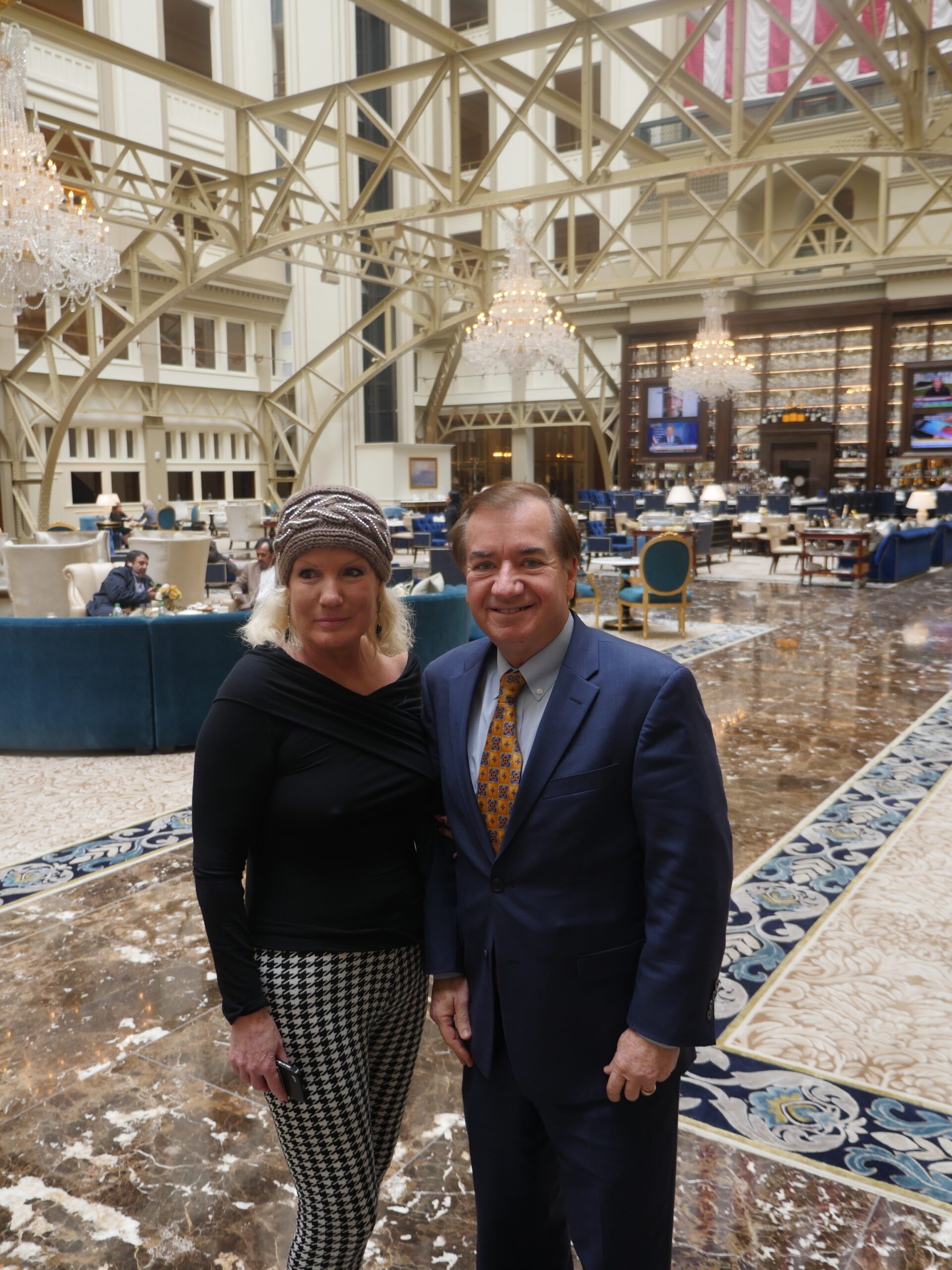 Daphne Barak with Ed Royce