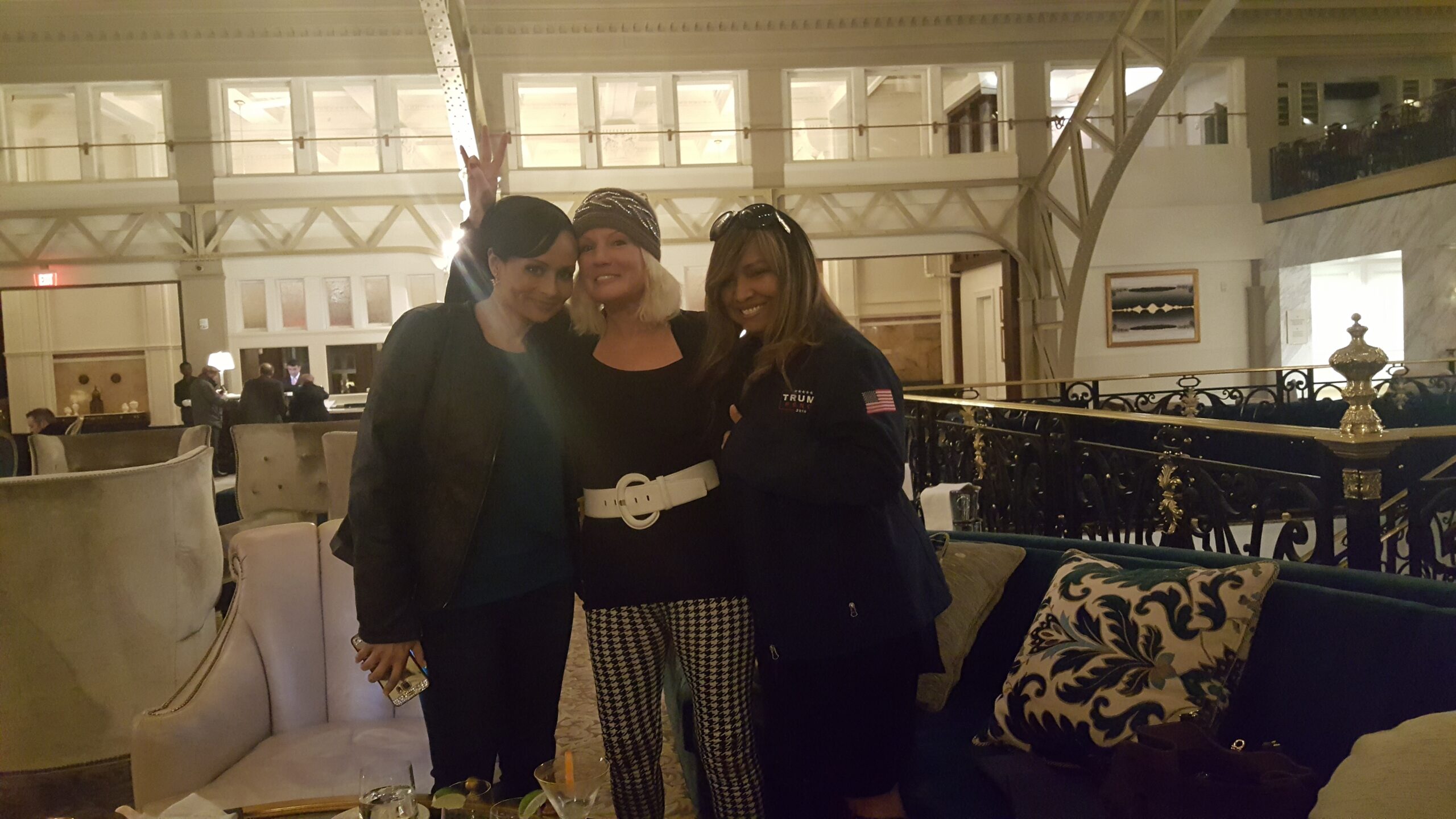 Daphne Barak with Katrina Pierson n Lynn Patton