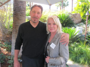 Daphne Barak with Larry Ellison