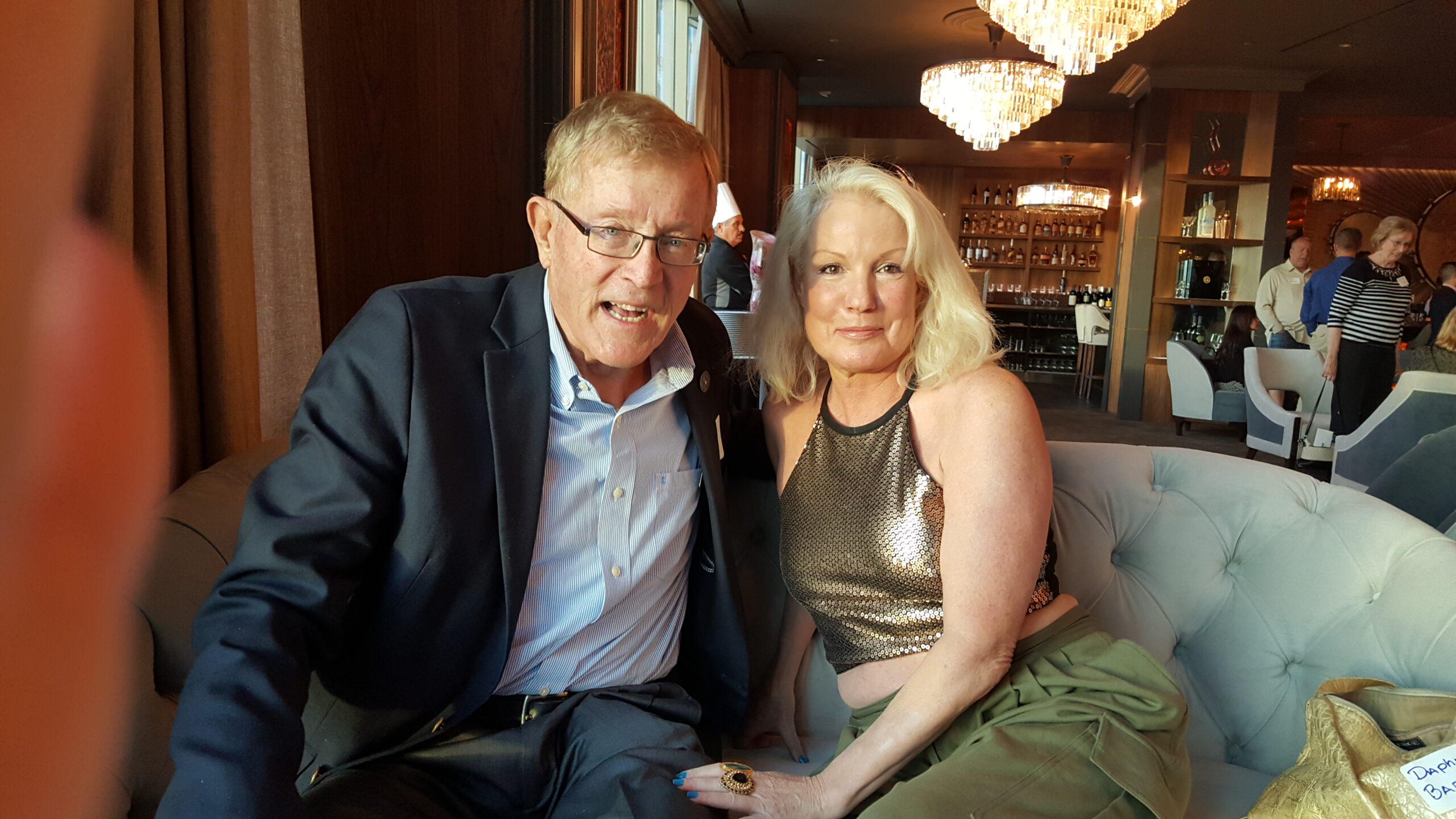 Daphne Barak with Paul Cook