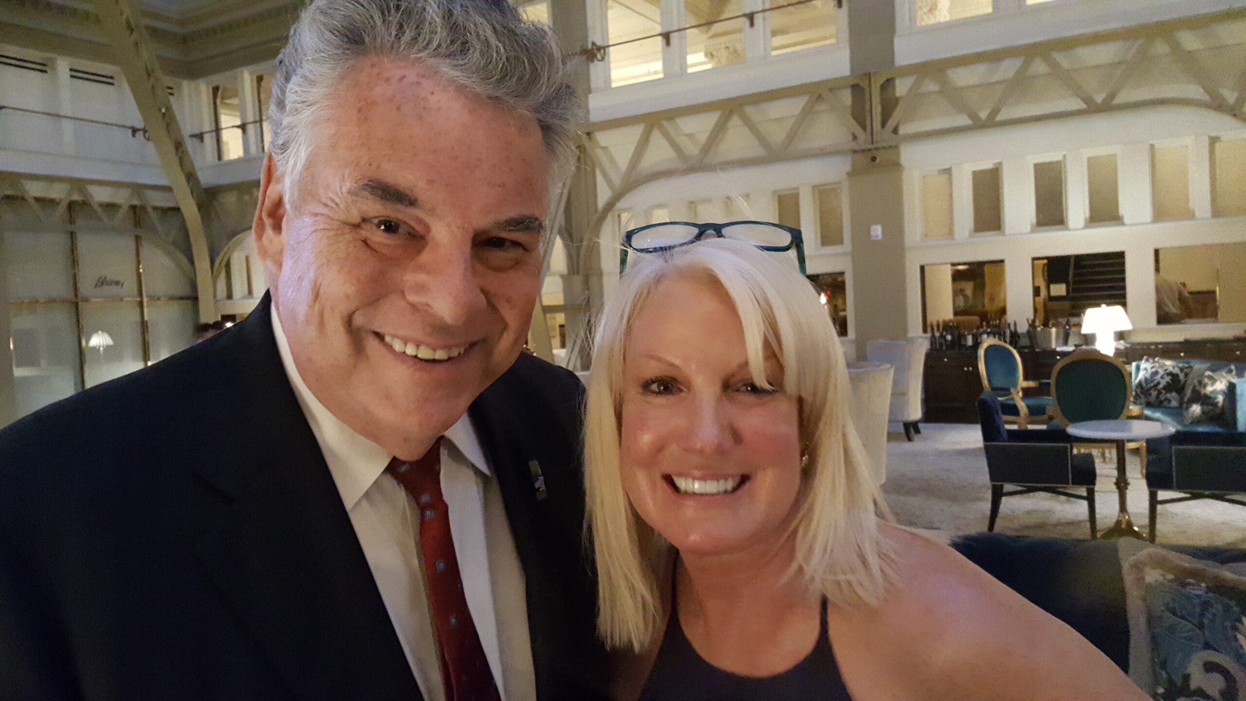 Daphne Barak with Peter King