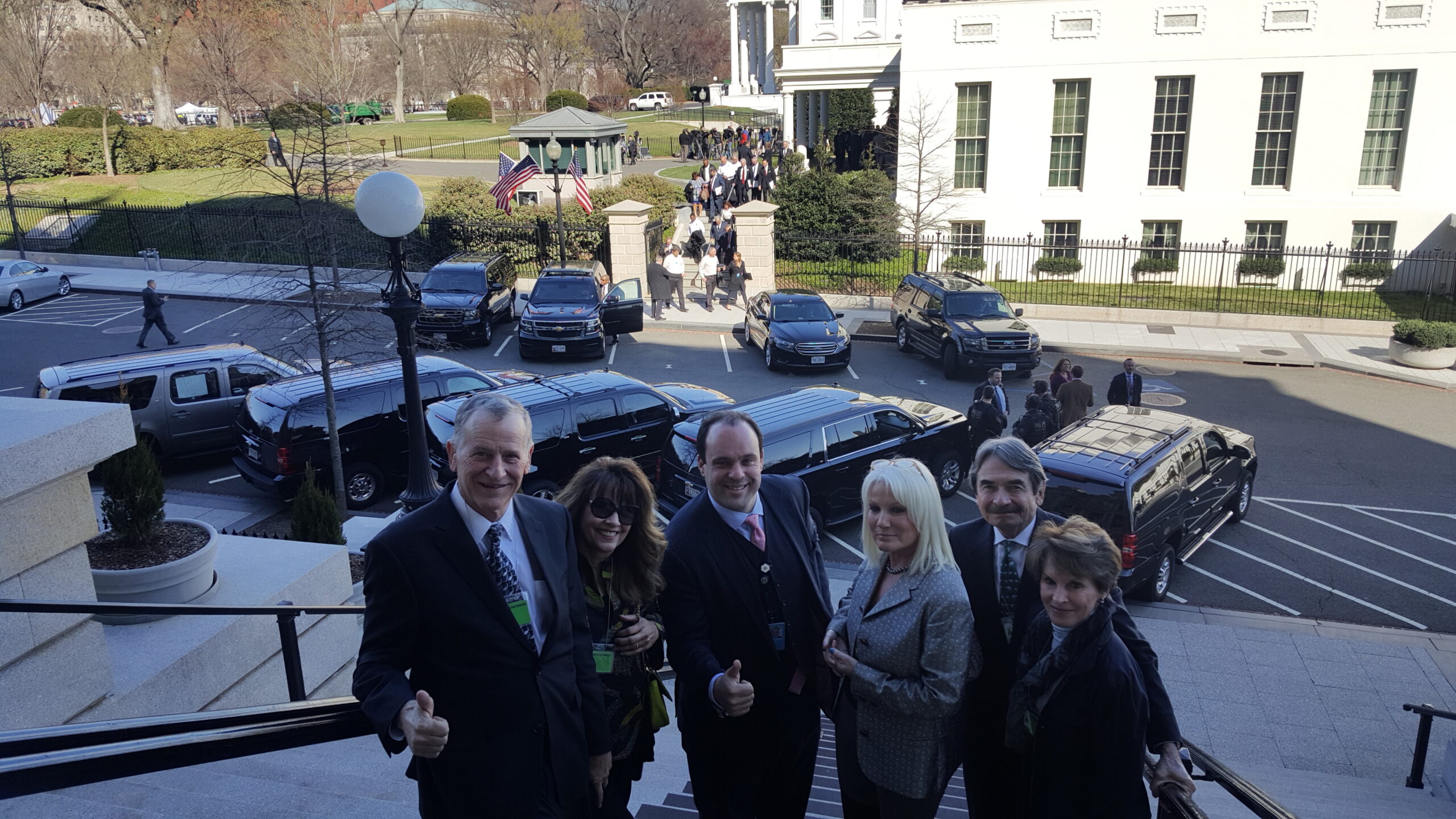 Troesches at the White House